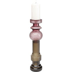 Candle Holder Marvelous Duo Purple Grey 49