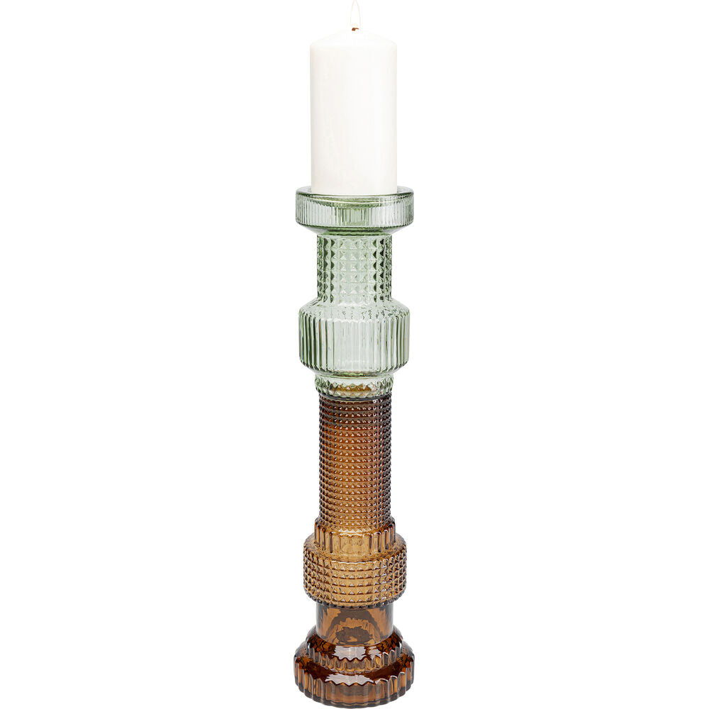 Candle Holder Marvelous Duo Green Brow