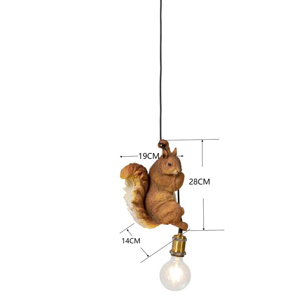 Pendant Lamp Animal Squirrel 20cm