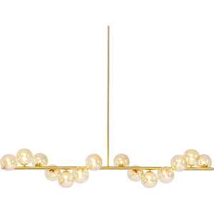 Pendant Lamp Scala Balls Brass 155cm