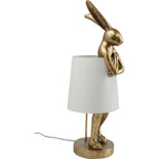 Table Lamp Animal Rabbit Gold/White 88