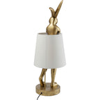 Table Lamp Animal Rabbit Gold/White 88