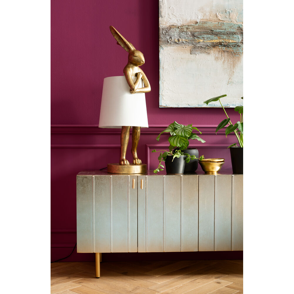 Table Lamp Animal Rabbit Gold/White 88