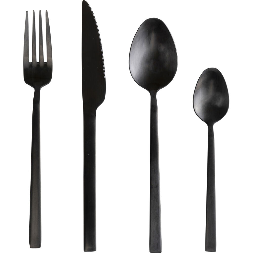 Cutlery Gloria Matt Black (16/part)