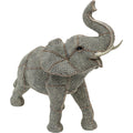 Deco Figurine Walking Elephant Pearls Big