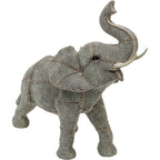 Deco Figurine Walking Elephant Pearls Big