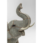 Deco Figurine Walking Elephant Pearls Big