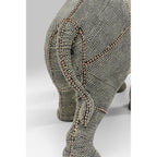 Deco Figurine Walking Elephant Pearls Big