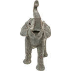 Deco Figurine Walking Elephant Pearls Big