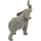 Deco Figurine Walking Elephant Pearls Big