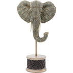 Deco Object Elephant Head Pearls 49cm