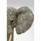 Deco Object Elephant Head Pearls 49cm