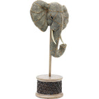 Deco Object Elephant Head Pearls 49cm