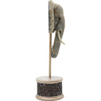 Deco Object Elephant Head Pearls 49cm