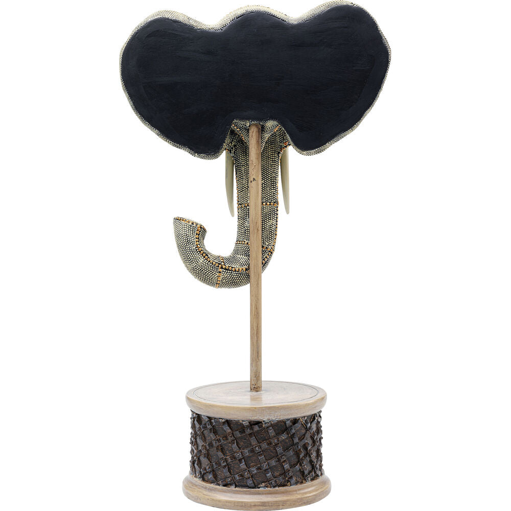 Deco Object Elephant Head Pearls 49cm
