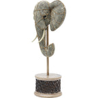 Deco Object Elephant Head Pearls 49cm