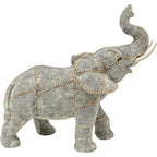 Deco Figurine Walking Elephant Pearls Small