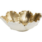 Deco Bowl Flower Bloom Cream Gold Ø20cm
