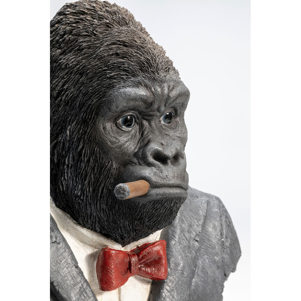 Deco Object Smoking Gorilla 48cm