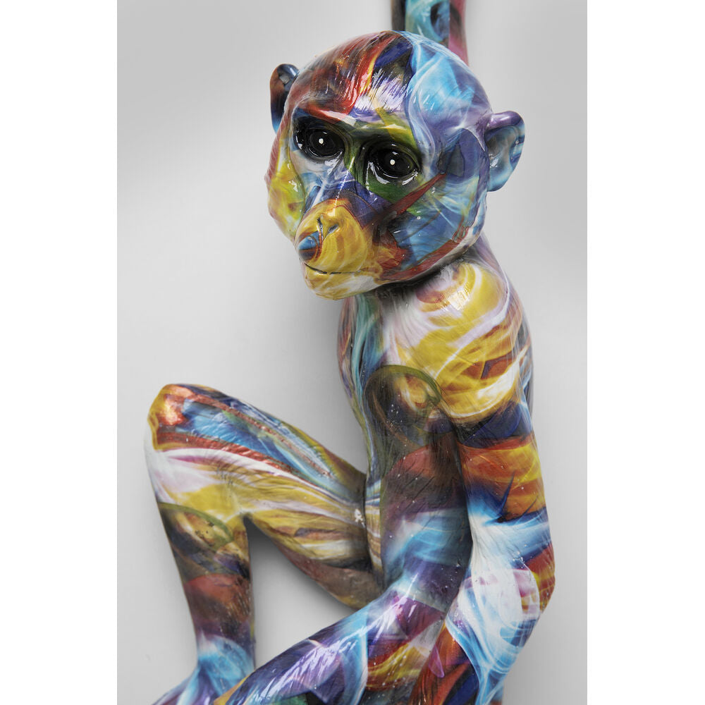 Wall Object Hanging Ape Colorful 17x67cm