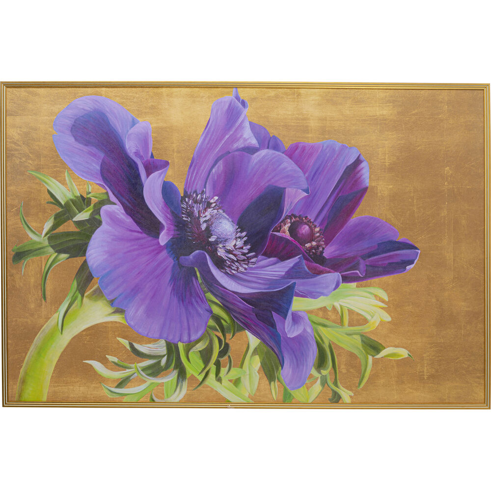 Framed Picture Violet 150x100cm