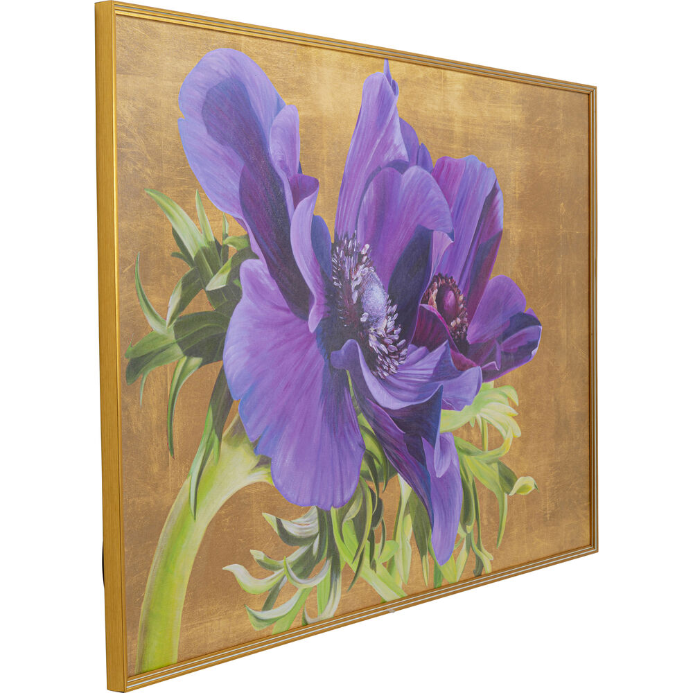Framed Picture Violet 150x100cm