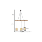 Pendant Lamp Three Grids 120cm
