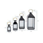 Lantern Giardino Black (4/Set)