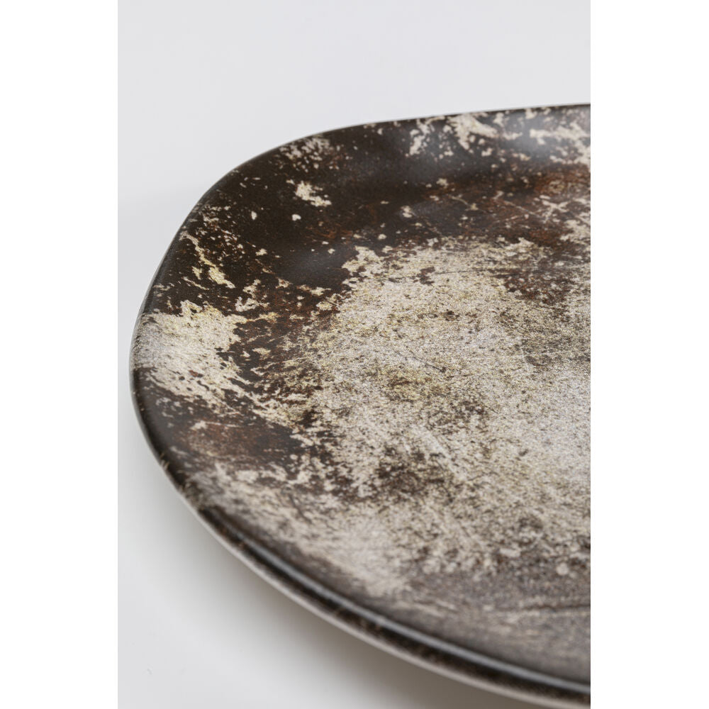 Plate Savannah Brown/Grey Matt 26cm (2/Set)