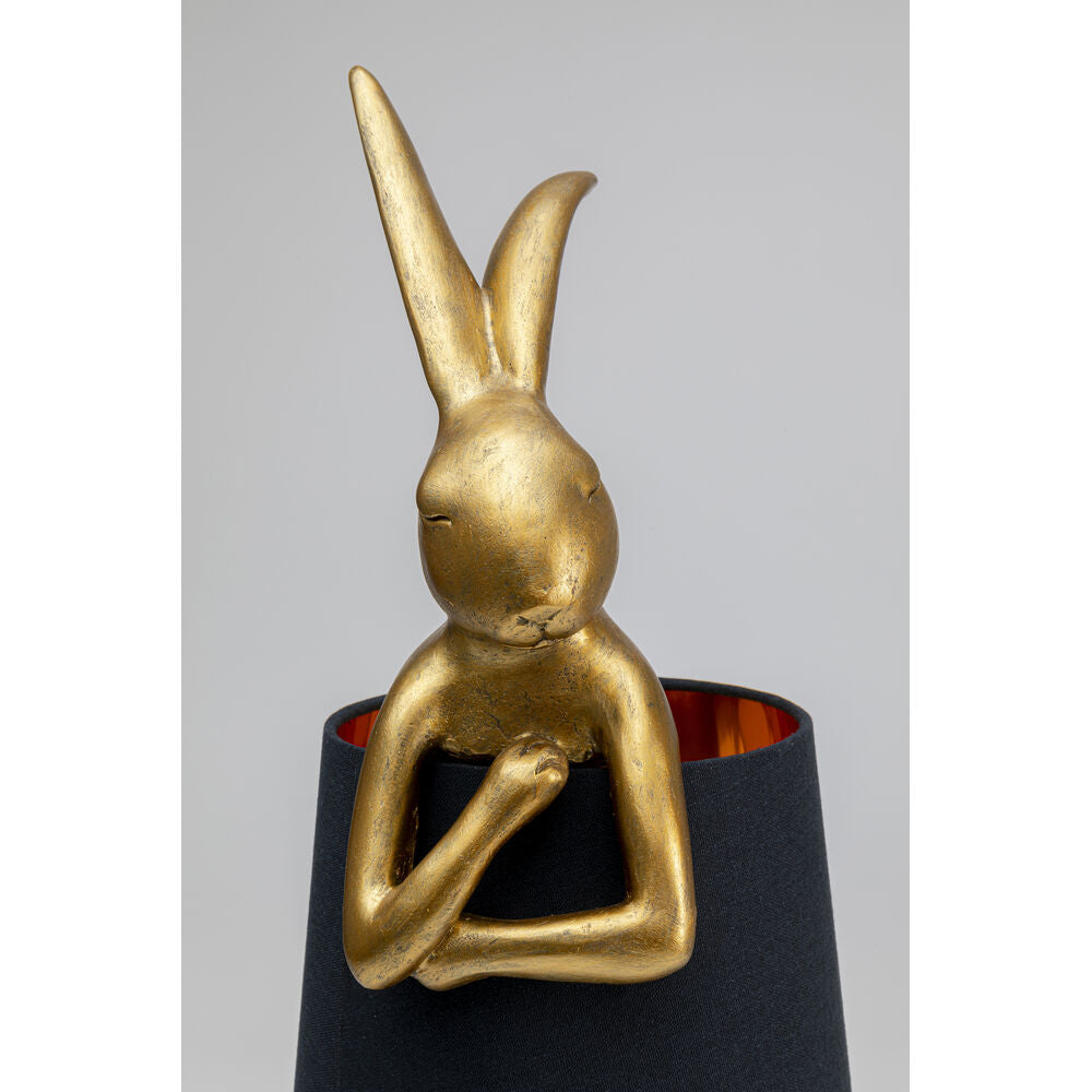 Table Lamp Animal Rabbit Gold/Black 68