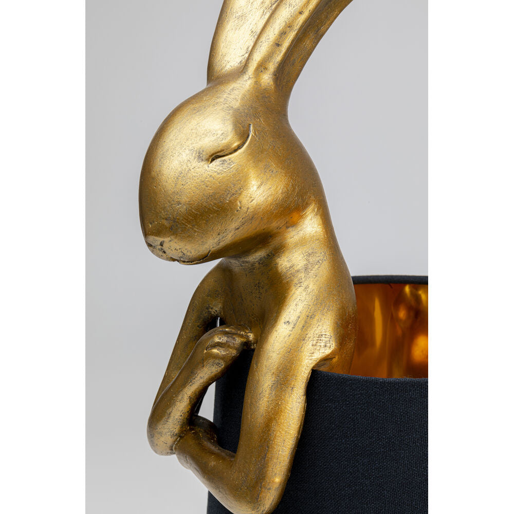 Table Lamp Animal Rabbit Gold/Black 68