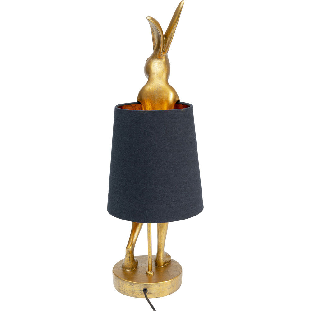 Table Lamp Animal Rabbit Gold/Black 68