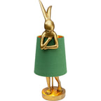 Table Lamp Animal Rabbit Gold/Green 68