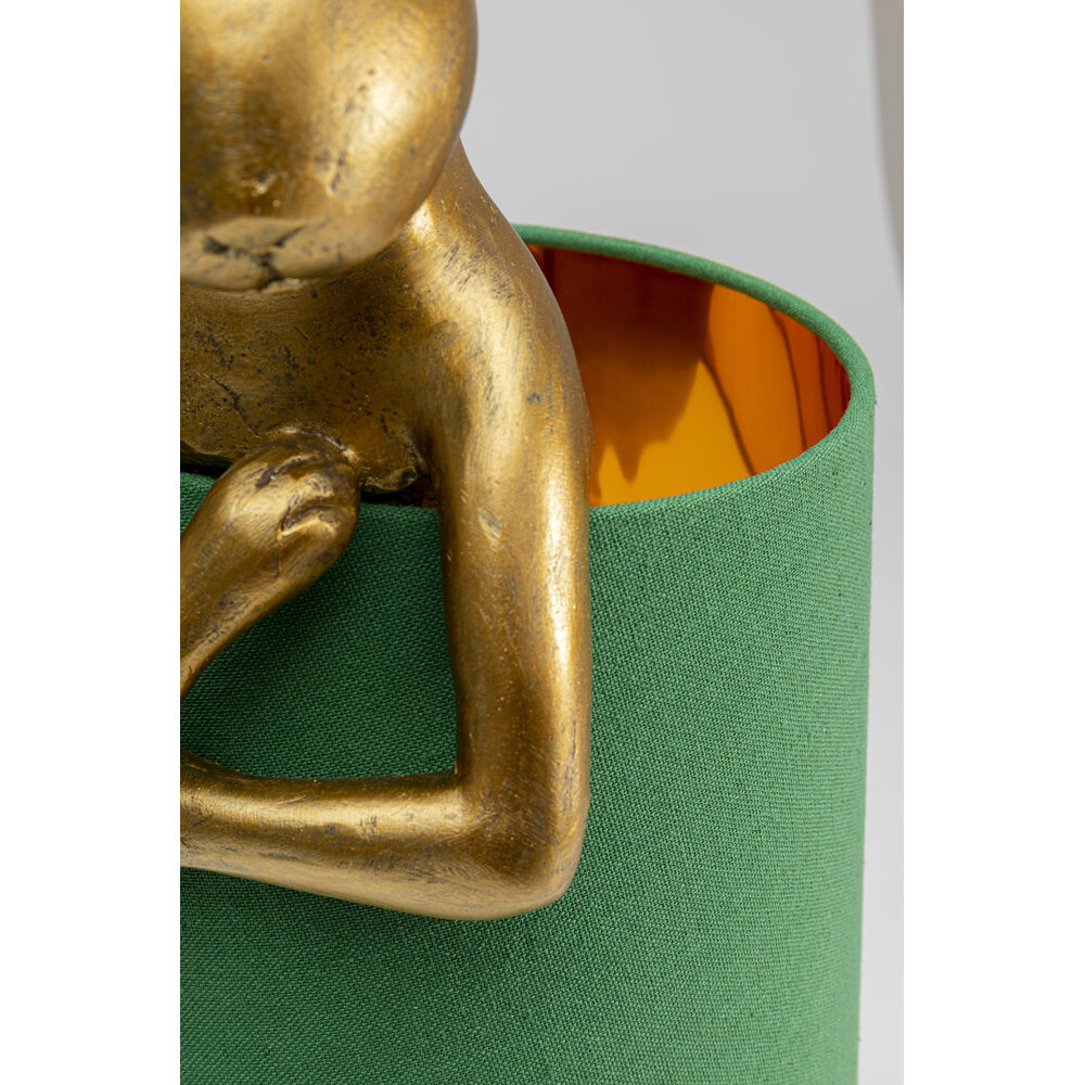 Table Lamp Animal Rabbit Gold/Green 68