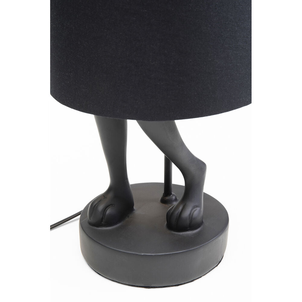 Table Lamp Animal Rabbit Matt Black 68