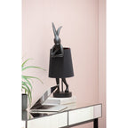 Table Lamp Animal Rabbit Matt Black 68