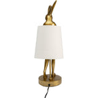 Table Lamp Animal Rabbit Gold/White 50cm