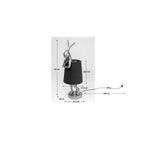 Table Lamp Animal Rabbit White/Rose 50cm