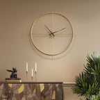 Wall Clock Simple Pure Brass Ø95cm