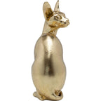 Deco Figurine Sitting Cat Audrey Gold 27cm