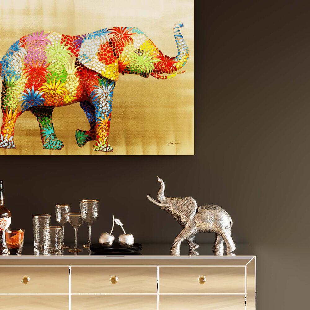 Deco Figurine Mosaic Elephant 41cm