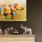 Deco Figurine Mosaic Elephant 41cm