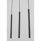 Pendant Lamp Living Vegas Classic Black Matt LED