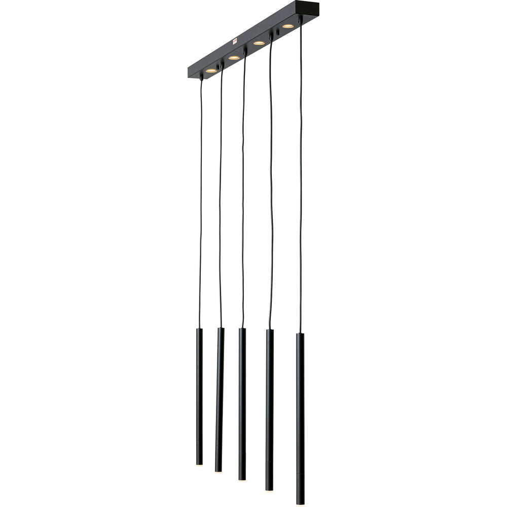 Pendant Lamp Living Vegas Classic Black Matt LED