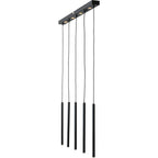 Pendant Lamp Living Vegas Classic Black Matt LED