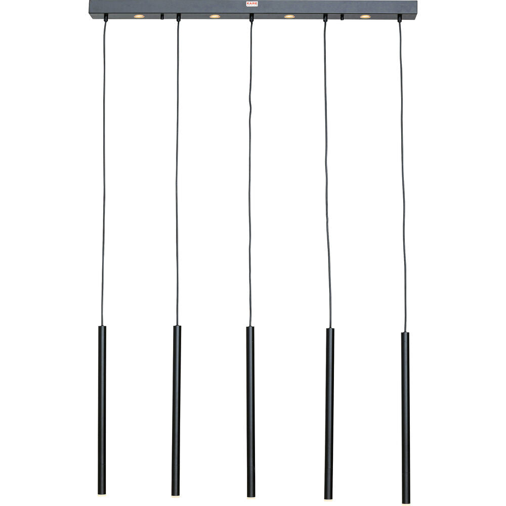 Pendant Lamp Living Vegas Classic Black Matt LED