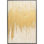 Framed Picture Abstract White 80x120cm
