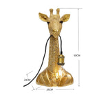 Table Lamp Animal Giraffe Gold 50cm