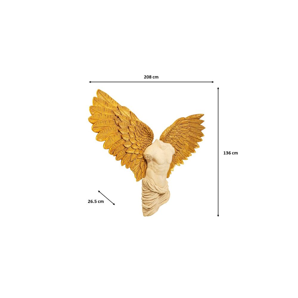 Wall Object Guardian Angel Male 208 x 136 cm