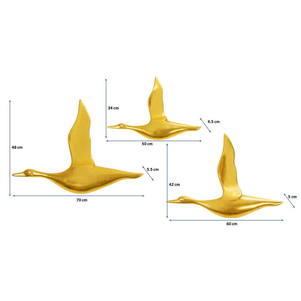 Wall Object Flying Ducks (3/Set)